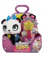 Плюшена играчка Shimmer Stars - Панда Пикси, с аксесоари