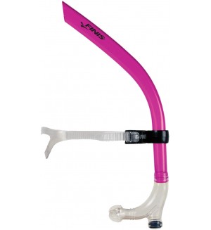 Шнорхел за техника и тренировка Finis - Swimmer's Snorkel, Pink