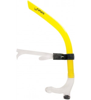 Шнорхел за техника и тренировка Finis - Swimmer's Snorkel, Yellow