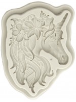 Силиконов молд (форма) Ем Арт - Еднорог, 100 x 132 x 15 mm 