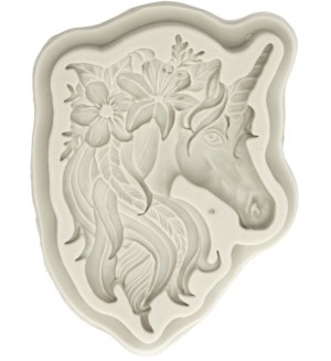 Силиконов молд (форма) Ем Арт - Еднорог, 100 x 132 x 15 mm 
