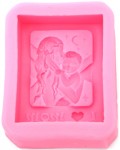 Силиконов молд (форма) Ем Арт - I Love Mom, 74 x 92 x 26 mm