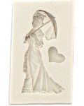 Силиконов молд (калъп) Ем Арт - Милейди, 45 x 74 x 7 mm 