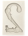 Силиконов молд (калъп) Ем Арт - Цифра 2, 80 x 54 x 8 mm 