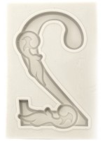 Силиконов молд (калъп) Ем Арт - Цифра 2, 80 x 54 x 8 mm 