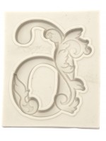 Силиконов молд (калъп) Ем Арт - Цифра 6, 80 x 65 x 8 mm 