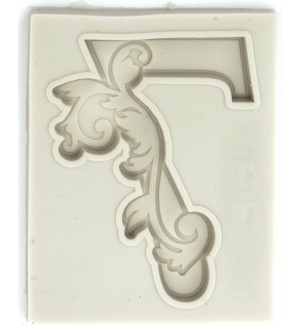 Силиконов молд (калъп) Ем Арт - Цифра 7, 80 x 63 x 8 mm 