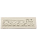 Силиконов молд (калъп) Ем Арт - Влак, 110 x 35 x 4 mm 