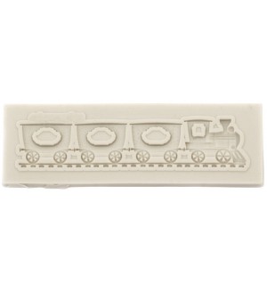 Силиконов молд (калъп) Ем Арт - Влак, 110 x 35 x 4 mm 