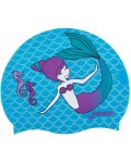 Силиконова шапка за плуване Finis - Русалка, лилава