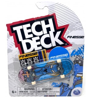 Скейтборд за пръсти Tech Deck - Finesse, син