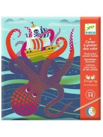 Скреч карти Djeco - Морски свят