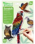 Скреч стикери Avenir Scratch - Птици, 4 броя