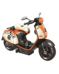 Скутер за сглобяване RS Toys - Vespa, бял/оранжев
