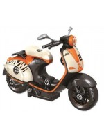 Скутер за сглобяване RS Toys - Vespa, бял/оранжев Скутер за сглобяване RS Toys - Vespa, бял/оранжев