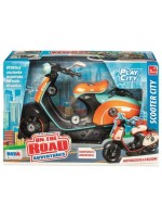 Скутер за сглобяване RS Toys - Vespa, оранжев/зелен Скутер за сглобяване RS Toys - Vespa, оранжев/зелен
