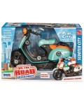 Скутер за сглобяване RS Toys - Vespa, зелен/оранжев
