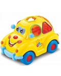 Детска играчка Hola Toys - Кола сортер, с музика и светлина