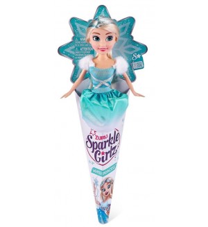Кукла Zuru Sparkle Girlz - Super Sparkly, Зимна принцеса в конус, асортимент