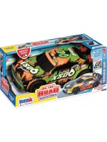 Спортна кола RS Toys - С фрикция, звуци и светлини, зелена