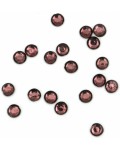 Стъклено камъче с лепило Ем Арт - 2 g/4 mm, фасетирано, розово (60 бр.)