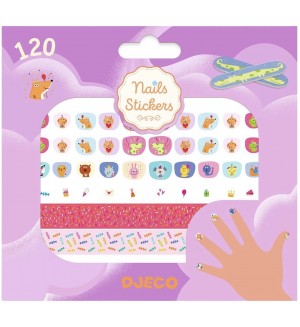 Стикери за нокти Djeco - Честит рожден ден Стикери за нокти Djeco - Честит рожден ден