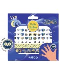 Стикери за нокти Djeco - Отражения на лунна светлина