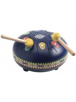 Стоманена музикална играчка Djeco Animambo - Барабан, 16 cm Стоманена музикална играчка Djeco Animambo - Барабан, 16 cm