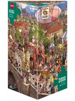 Пъзел Heye от 2000 части - Уличен парад, Доро Гьобел и Питър Кнор