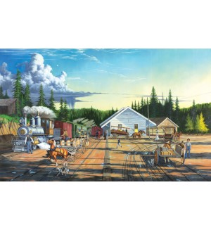 Пъзел SunsOut от 550 части - На края на линията, Кейт Браун