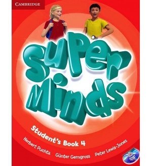 Super Minds 4: Английски език - ниво A1 + DVD-ROM