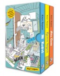 Супергероите: Яв Кафяв, Ерлен Черен, Ина Синя (комплект 3 книги)