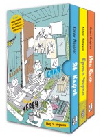 Супергероите: Яв Кафяв, Ерлен Черен, Ина Синя (комплект 3 книги)