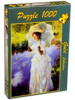 Пъзел Gold Puzzle от 1000 части - Сутрешна разходка