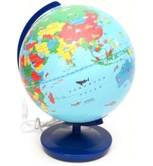 Светещ глобус Kosmos - политическа карта, 26 cm