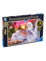 Пъзел Ravensburger 500 части - Еднорози във вода, серия Стар