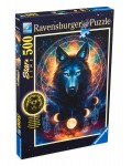 Пъзел Ravensburger от 500 части - Вълчи поглед