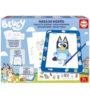 Таблет за рисуване Educa - Bluey, със светлина