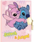 Таен дневник с диамантен гоблен Craft Buddy - Стич и Ейнджъл