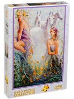 Пъзел Gold Puzzle от 1000 части - Тайната на еднорога