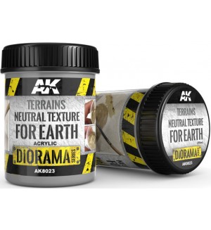 Текстуриращ продукт AK Interactive - Неутрална текстура за терен (AK8023) (250 ml, акрил)