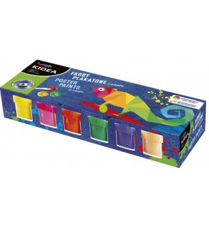 Темперни бои Kidea - 12 цвята, 20 ml