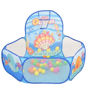 Тента за игра Moni Toys - Ocean, с 50 топки