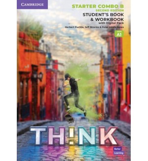Think: Starter Student's Book and Workbook with Digital Pack Combo B British English (2nd edition)