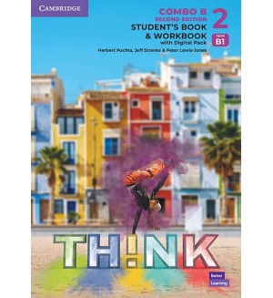 Think: Student's Book and Workbook with Digital Pack Combo B British English - Level 2 (2nd edition)