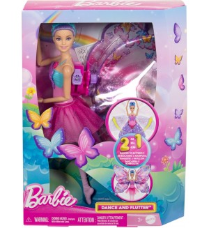 Трансформираща се кукла 2 в 1 Barbie - Балерина и пеперуда