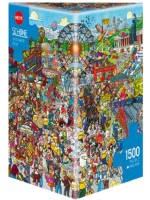 Пъзел Heye от 1500 части - Октоберфест, Кристоф Шуне