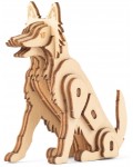 Триизмерен дървен пъзел Kikkerland - Куче