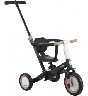 Триколка 4 в 1 KikkaBoo - Flip, черна