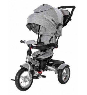 Триколка с въздушни гуми Lorelli - Grey Luxe 